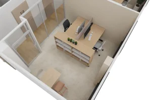 Bureau privé - 44400 - 2 postes - 600€