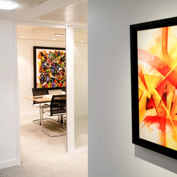 Bureau privé 20 m² 8 postes Location bureau Rue Quentin-Bauchart Paris 75008 - photo 9