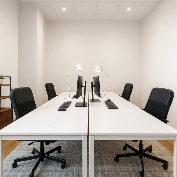 Bureau privé 25 m² 4 postes Location bureau Rue Martel Paris 75010 - photo 2
