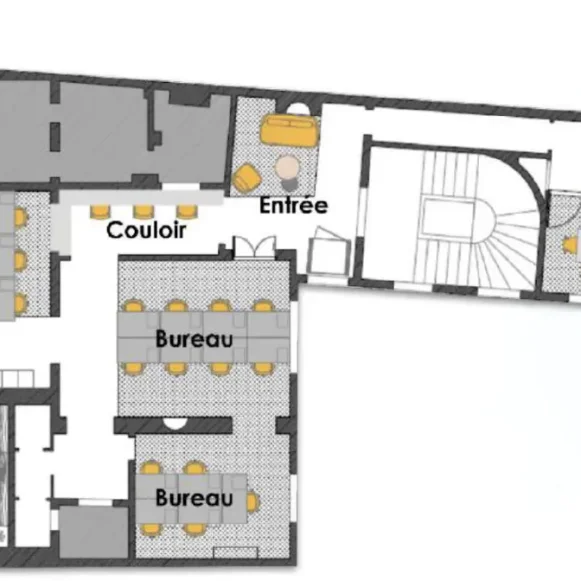 Espace indépendant 165 m² 25 postes Location bureau Rue du Faubourg Poissonnière Paris 75010 - photo 7