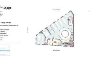Bureau privé - 75009 - 51 postes - 50000€