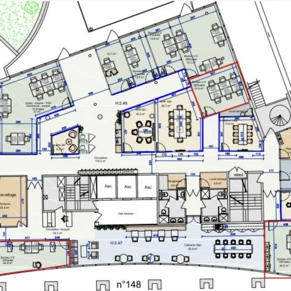 Bureau privé 22 m² 6 postes Location bureau Route de la Reine Boulogne-Billancourt 92100 - photo 8