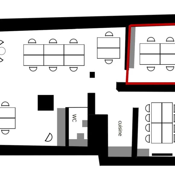 Bureau privé 13 m² 4 postes Location bureau Rue Saint-Lazare Paris 75009 - photo 5