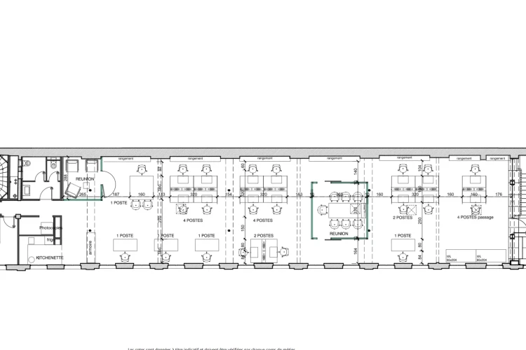 Bureau privé - 75012 - 26 postes - 16500€