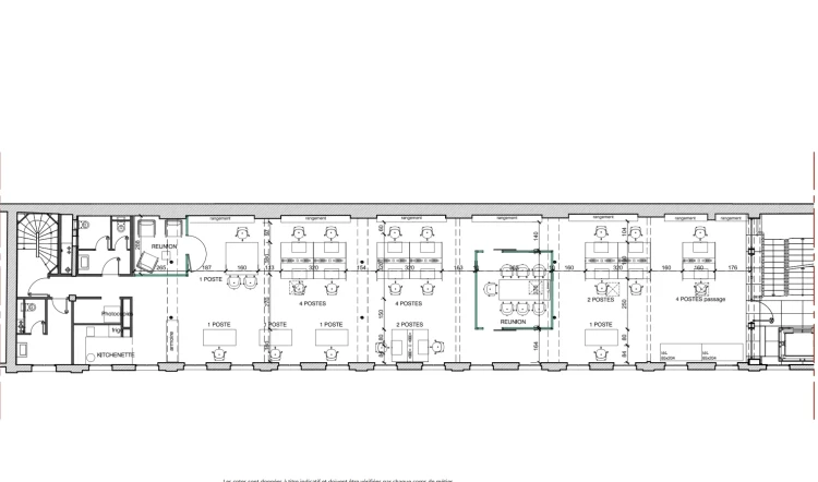 Bureau privé - 75012 - 26 postes - 16500€