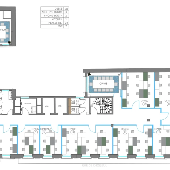 Espace indépendant 395 m² 86 postes Coworking Rue de Choiseul Paris 75002 - photo 16