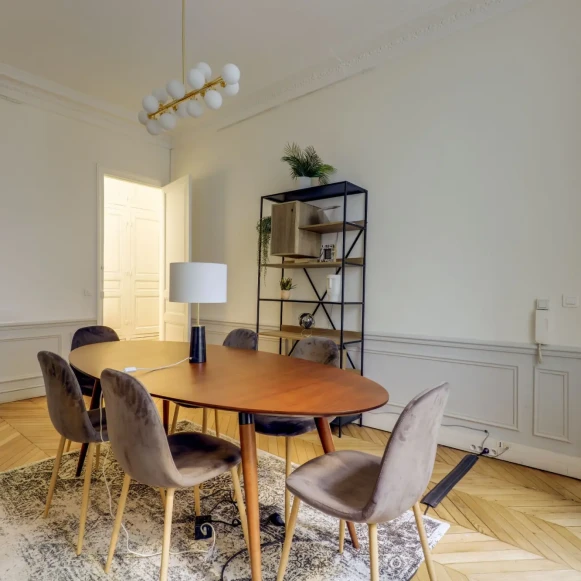 Bureau privé 180 m² 22 postes Location bureau Rue Théodule Ribot Paris 75017 - photo 2