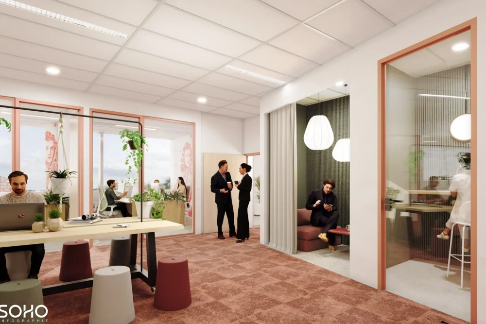 Bureau privé - 69003 - 1 poste - 490€