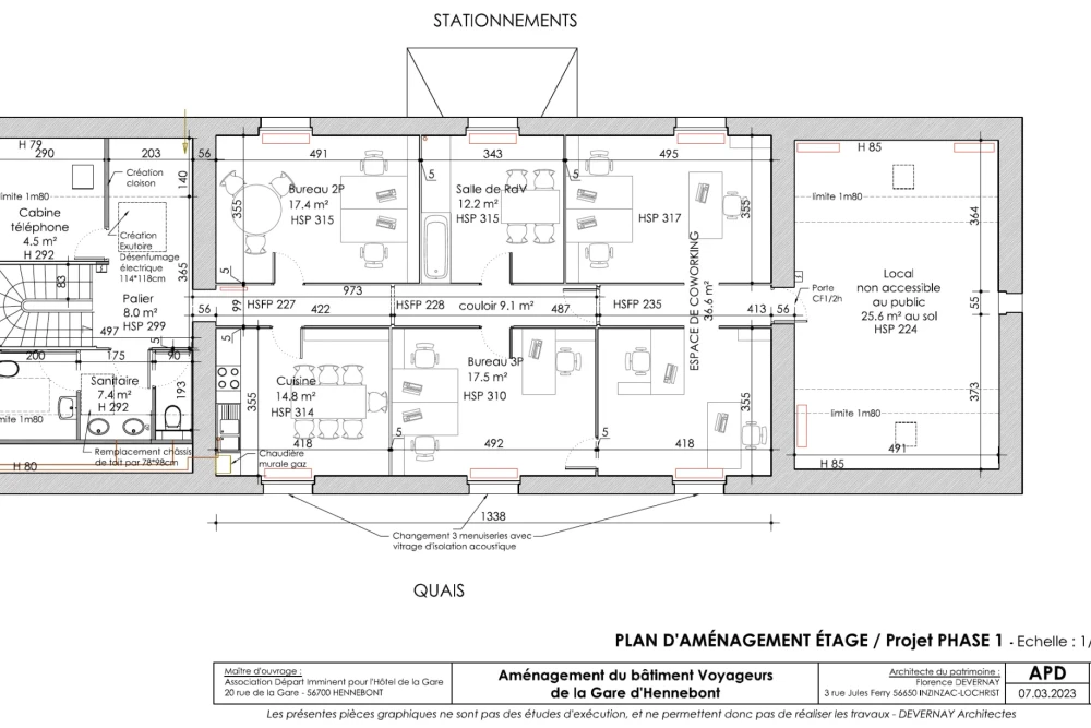 Open Space - 56700 - 10 postes - 245€