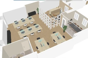 Espace indépendant - 75001 - 22 postes - 11900€