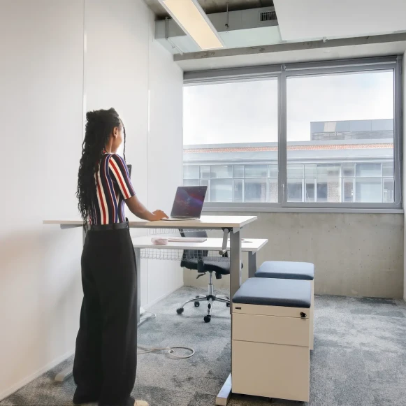 Bureau privé 14 m² 2 postes Coworking Allée Clémentine Deman Lille 59000 - photo 1