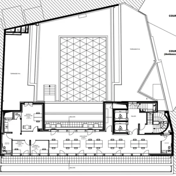 Espace indépendant 150 m² 20 postes Location bureau Rue de Courcelles Paris 75008 - photo 1