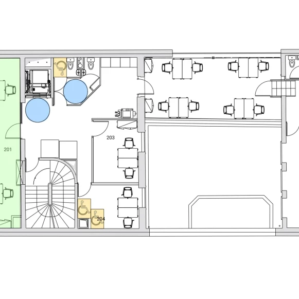 Bureau privé 70 m² 19 postes Location bureau Rue de Calais Paris 75009 - photo 2