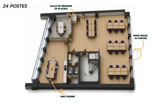 Espace indépendant - 75002 - 24 postes - 14000€