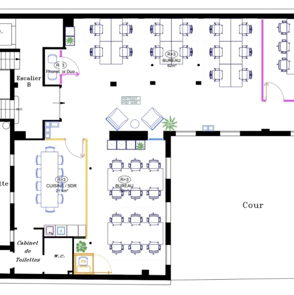 Espace indépendant 150 m² 32 postes Location bureau Rue de Cléry Paris 75002 - photo 20