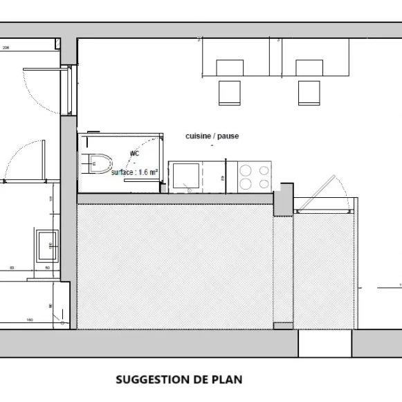 Espace indépendant 62 m² 10 postes Location bureau Rue de Rome Paris 75017 - photo 3
