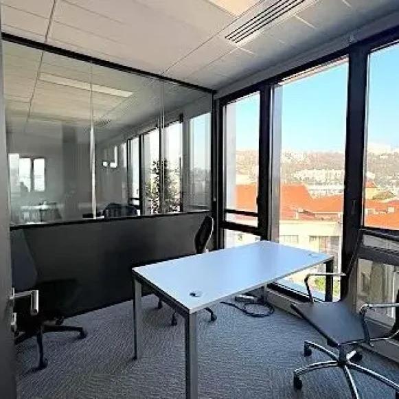 Bureau privé 11 m² 3 postes Coworking Rue Laure Diebold Lyon 69009 - photo 1