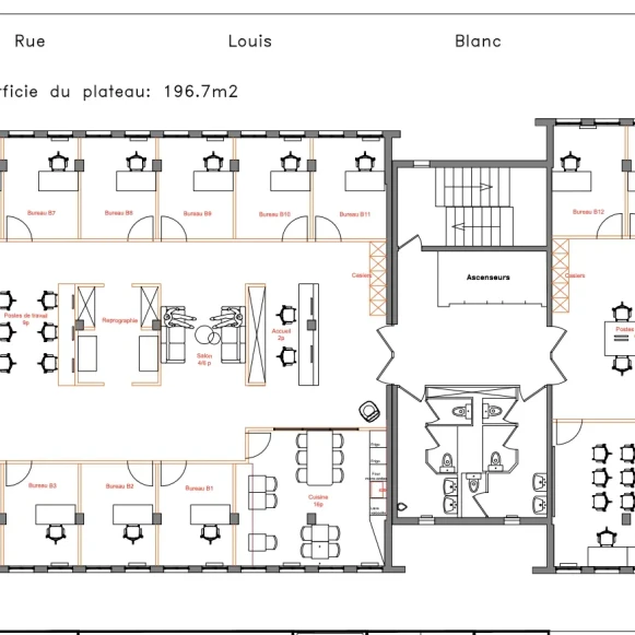 Espace indépendant 520 m² 50 postes Location bureau Rue Louis Blanc Lyon 69006 - photo 12