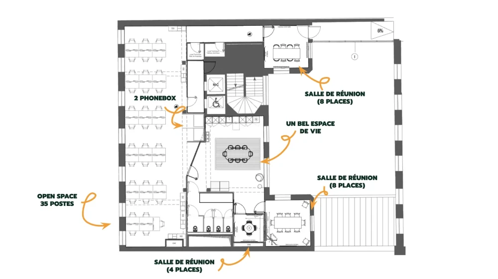 Espace indépendant - 75008 - 36 postes - 35000€