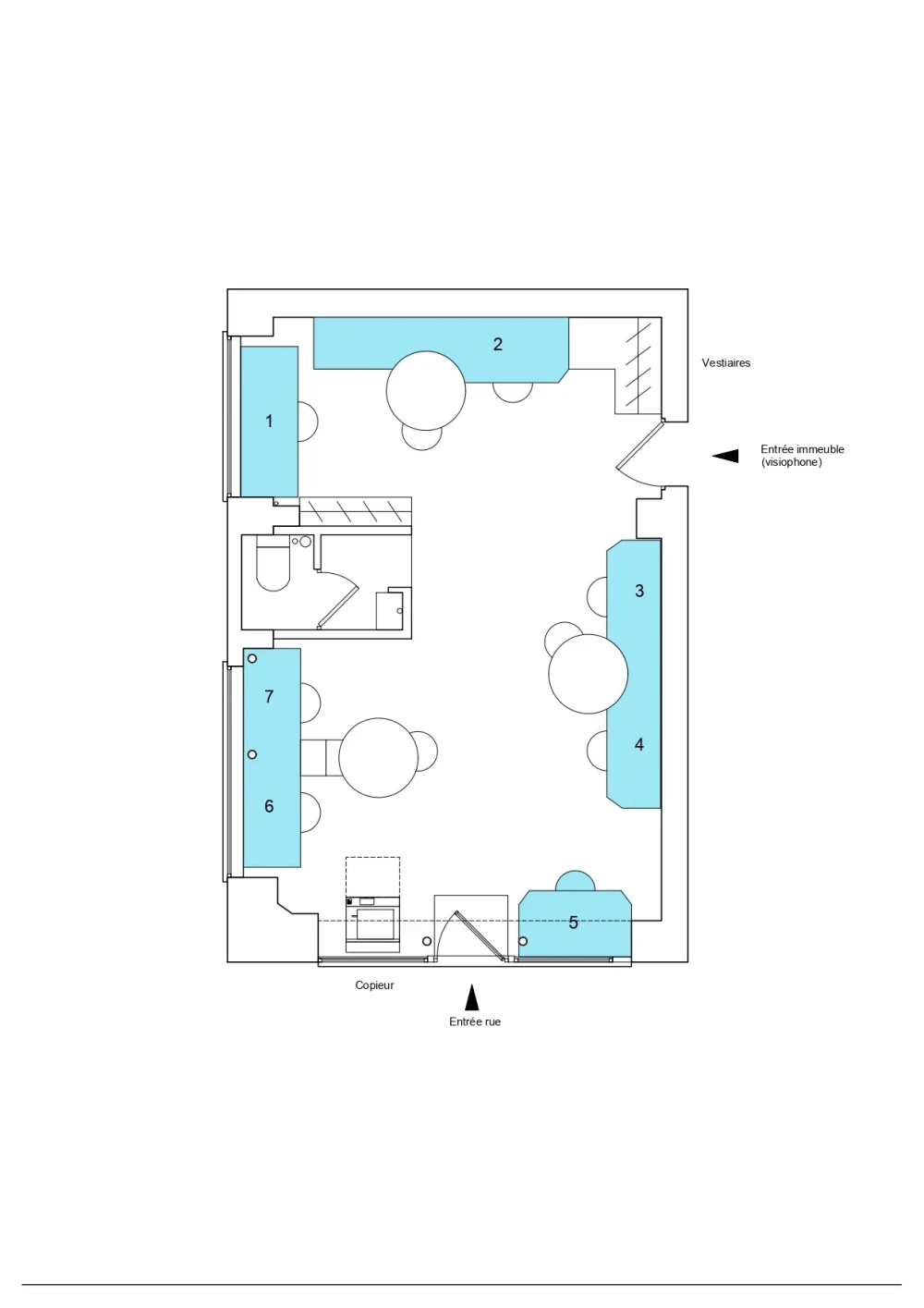 Espace indépendant - 75010 - 7 postes - 2420€