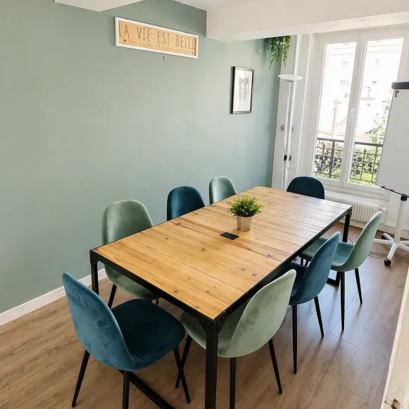 Bureau privé 61 m² 9 postes Location bureau Boulevard de Clichy Paris 75009 - photo 4