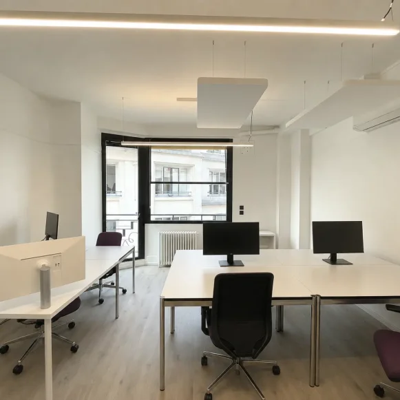 Bureau privé 23 m² 7 postes Location bureau Rue Feydeau Paris 75002 - photo 1