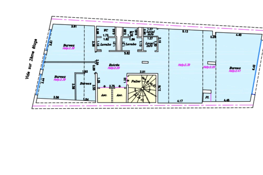 Open Space - 75009 - 22 postes - 9900€