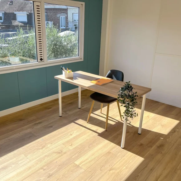 Bureau privé 14 m² 2 postes Coworking Rue du Dronckaert Roncq 59223 - photo 5