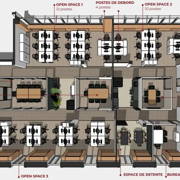 Espace indépendant 831 m² 97 postes Location bureau Avenue de l'Opéra Paris 75001 - photo 1