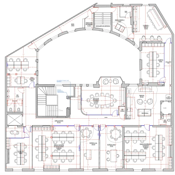 Espace indépendant 452 m² 58 postes Coworking Avenue Franklin Delano Roosevelt Paris 75008 - photo 2