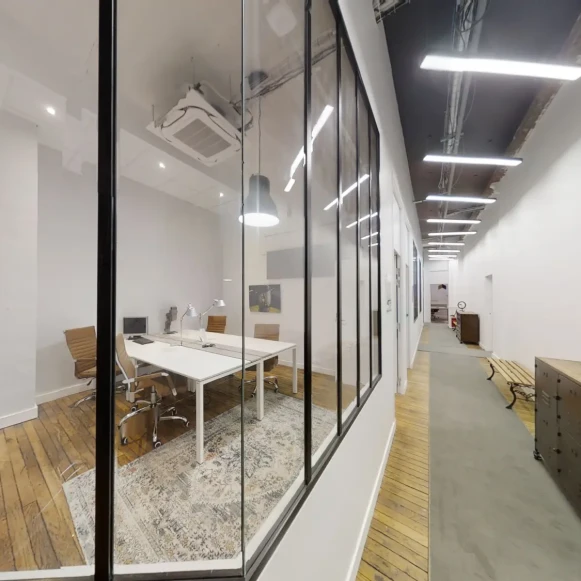 Bureau privé 30 m² 7 postes Location bureau Rue Martel Paris 75010 - photo 1