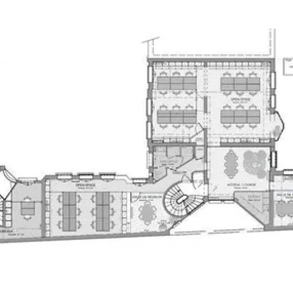 Espace indépendant 240 m² 40 postes Location bureau Rue Réaumur Paris 75002 - photo 4