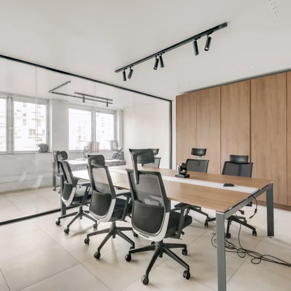 Bureau privé 92 m² 14 postes Location bureau Avenue Laurent Cély Asnières-sur-Seine 92600 - photo 3