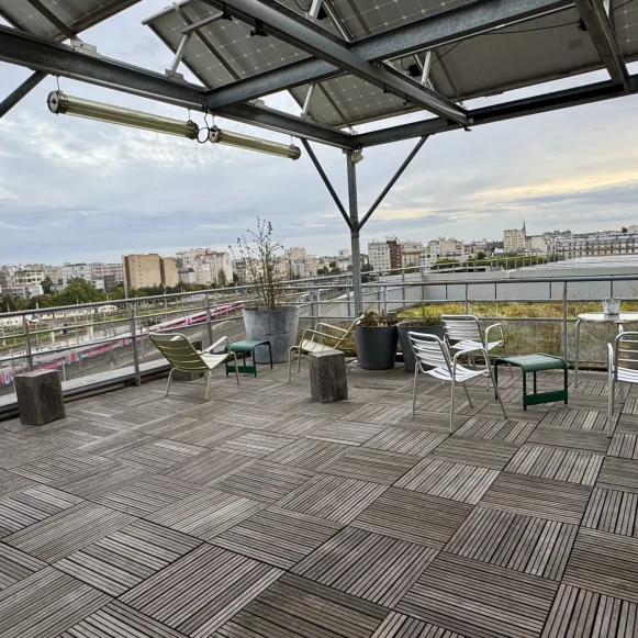 Open Space  4 postes Location bureau Rue René Clair Paris 75018 - photo 3