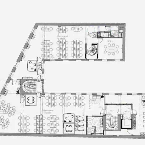 Espace indépendant 356 m² 45 postes Location bureau Rue du Faubourg Saint-Antoine Paris 75012 - photo 8