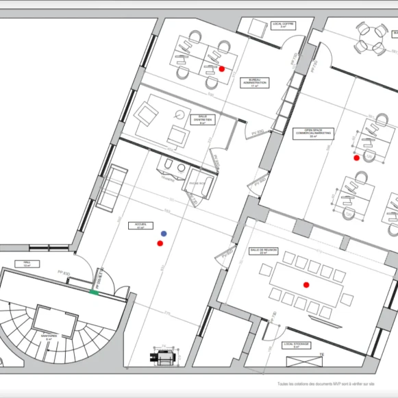 Espace indépendant 150 m² 25 postes Location bureau Rue Notre Dame des Victoires Paris 75002 - photo 4