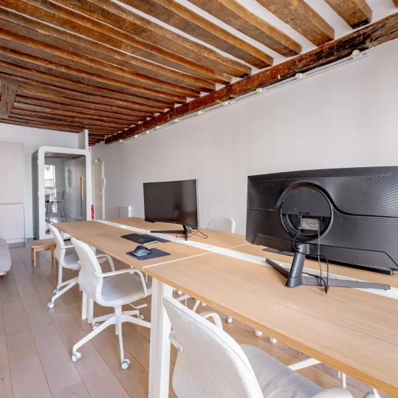 Espace indépendant 38 m² 6 postes Coworking Rue Saint-Denis Paris 75002 - photo 8