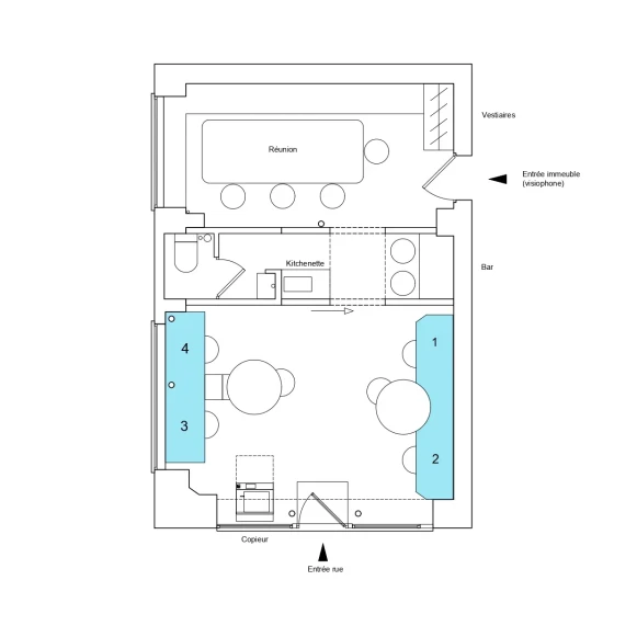 Espace indépendant 36 m² 7 postes Location bureau Rue Jacques Louvel-Tessier Paris 75010 - photo 7