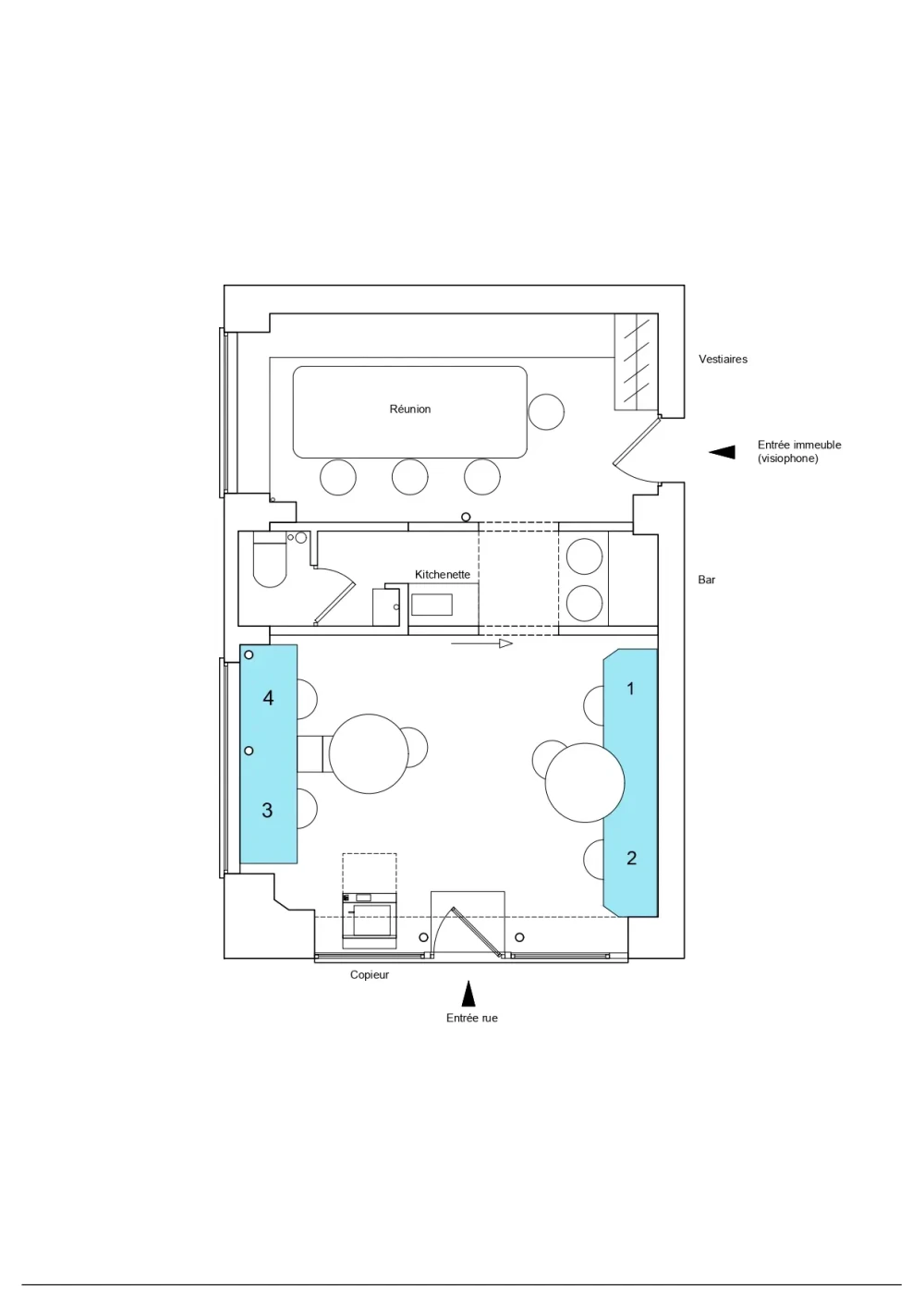 Espace indépendant - 75010 - 7 postes - 2420€