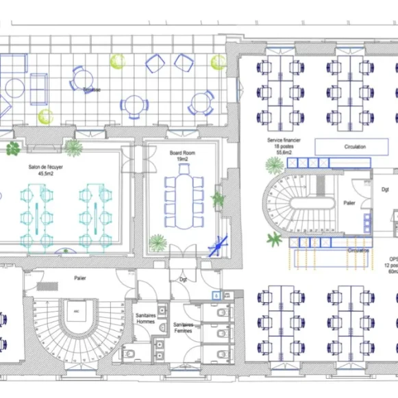 Espace indépendant 251 m² 52 postes Location bureau Rue de Bellefond Paris 75009 - photo 5