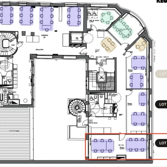 Espace indépendant 71 m² 12 postes Location bureau Rue Jadin Paris 75017 - photo 9