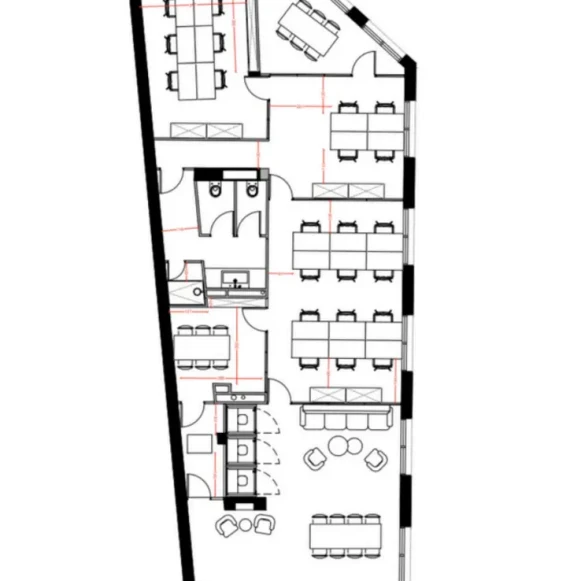 Espace indépendant 160 m² 24 postes Location bureau Rue Joseph Sansboeuf Paris 75008 - photo 2