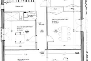 Bureau privé - 33790 - 3 postes - 240€