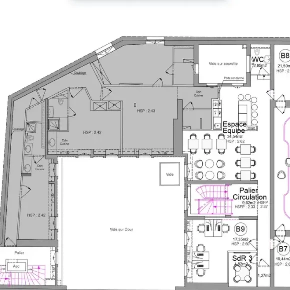 Open Space  53 postes Coworking Avenue Carnot Paris 75017 - photo 1