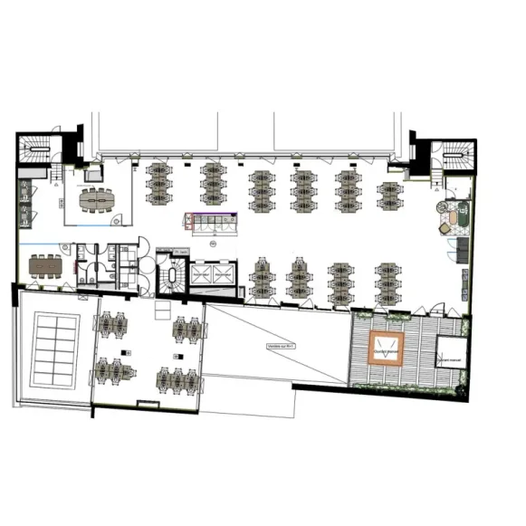 Espace indépendant 750 m² 75 postes Location bureau Rue La Boétie Paris 75008 - photo 5