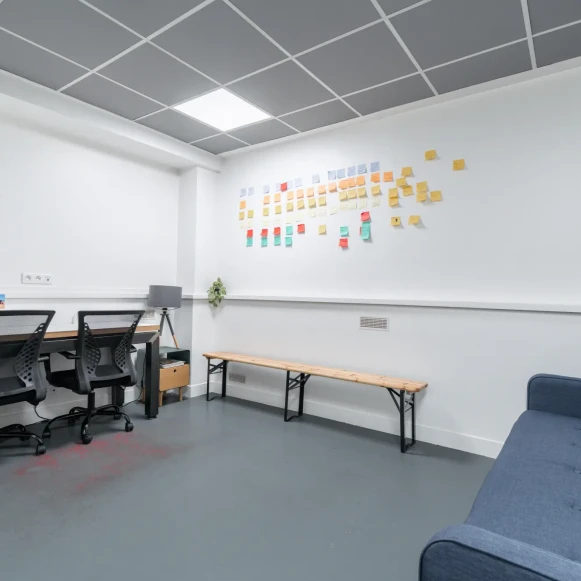 Bureau privé 37 m² 6 postes Location bureau Rue du Perche Paris 75003 - photo 2