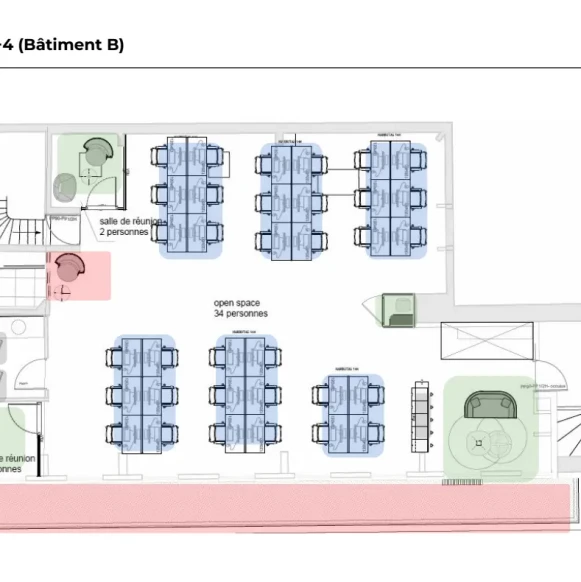 Espace indépendant 282 m² 36 postes Location bureau Rue de la Victoire Paris 75009 - photo 4