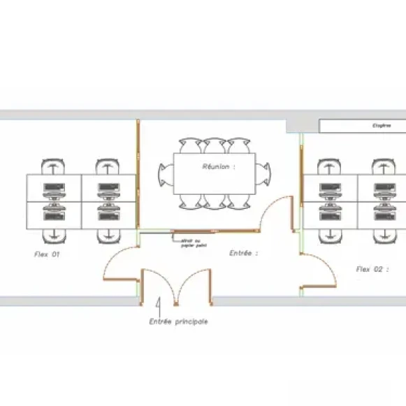 Espace indépendant 70 m² 12 postes Location bureau Rue du Faubourg Poissonnière Paris 75010 - photo 2