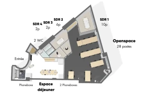 Espace indépendant - 75002 - 28 postes - 19600€