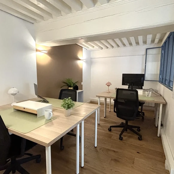Bureau privé 12 m² 4 postes Location bureau Rue du Général Plessier Lyon 69002 - photo 3
